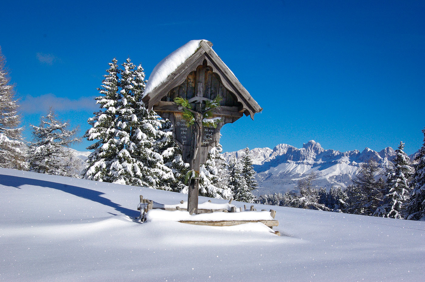 Sanfter Winterurlaub Dolomiten