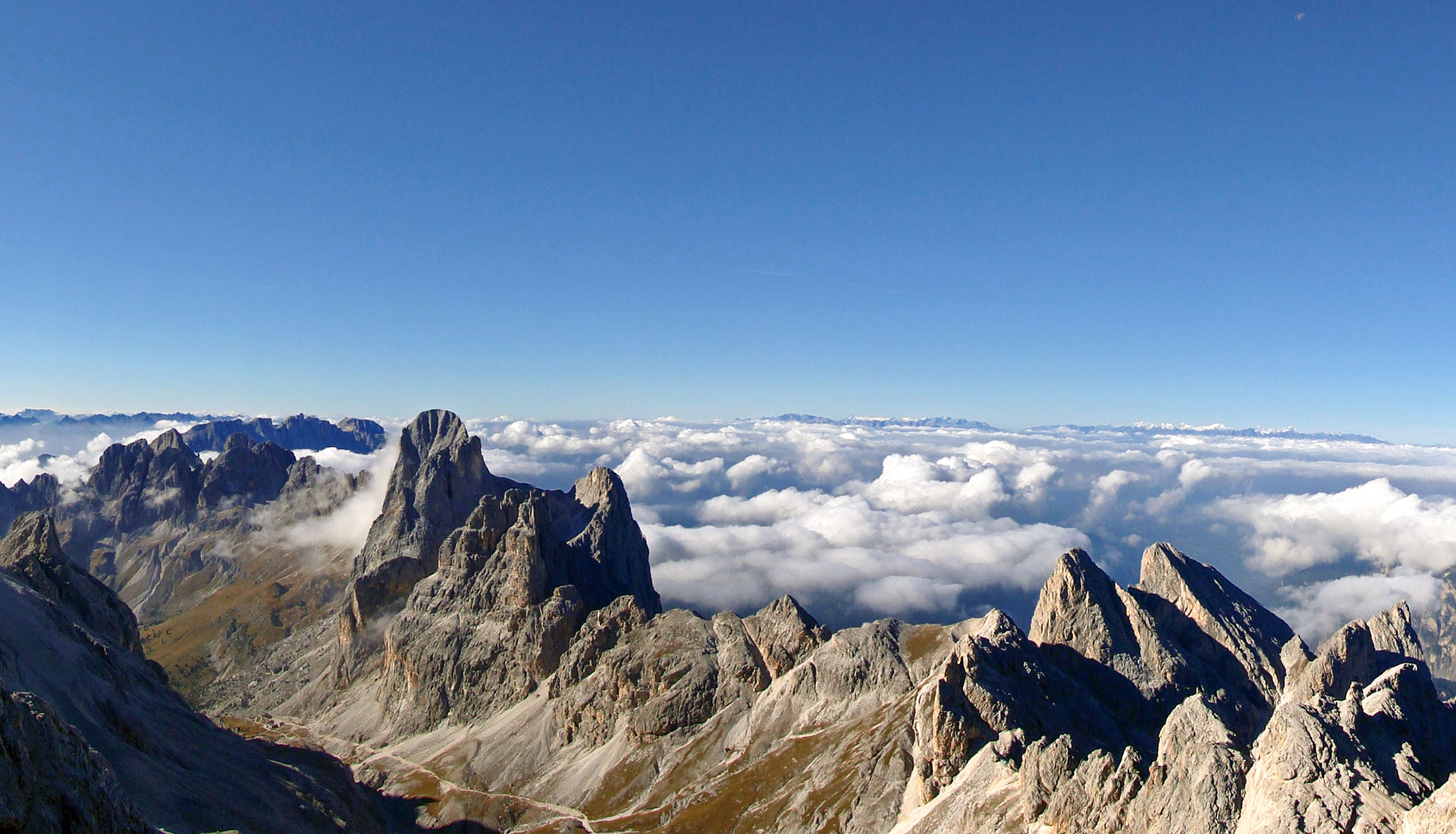 Wandern Rosengarten Dolomiten